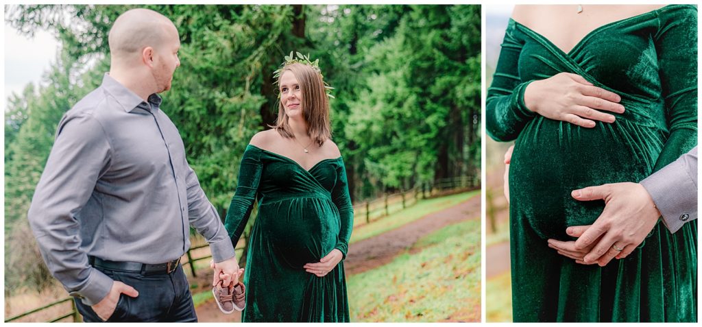 Tiffany and Eke Maternity Mt Tabor Park Portland, Oregon - Zoe Arnesen Photography_0010