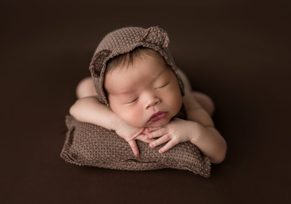 Precious newborn picture of a 7-day-old.